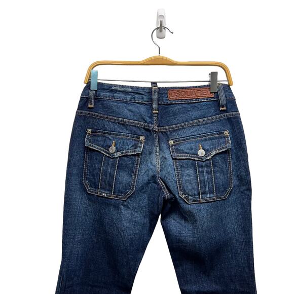 NWT Dsquared2 Flare Leg Jeans Women’s Size 38 (2 US) - Picture 6 of 11